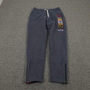 Vintage Abercrombie & Fitch Pants Mens Small Blue Fleece Sweatpants Varsity Y2K